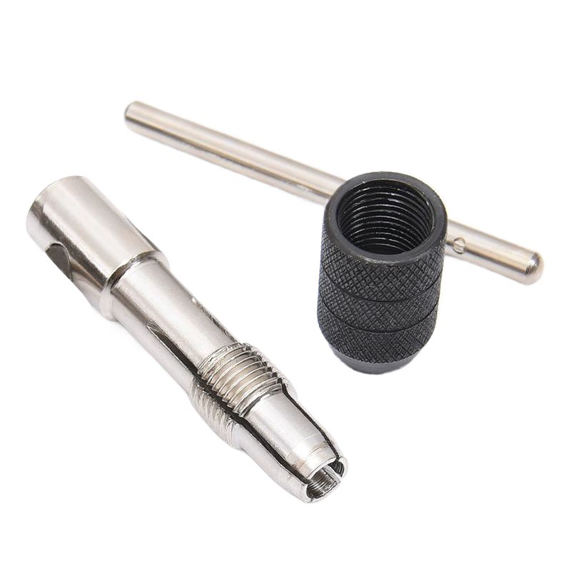 Т-образная проволочная конусная развертка ручной гаечный ключ для метчиков Патрон поворотная пластина для метчиков комбинированный костюм из 6 предметов