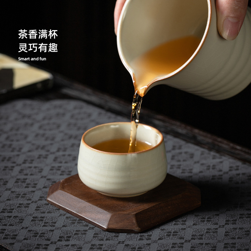 汝窯主人杯茶道茶器陶磁器単一茶碗工夫茶杯小杯品茗杯個人専用杯|undefined