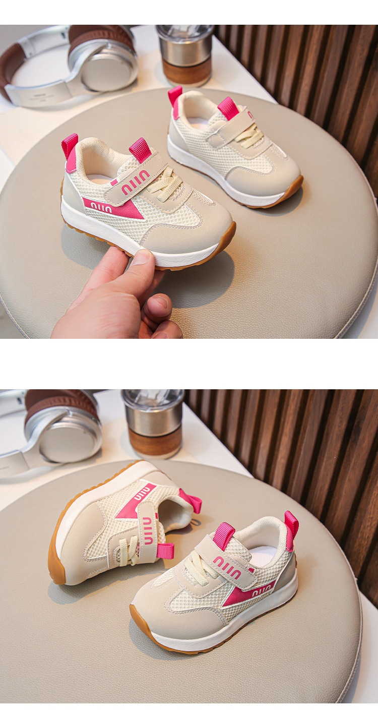 Andningsbara mesh sneakers för spädbarn och småbarn_voghion.com