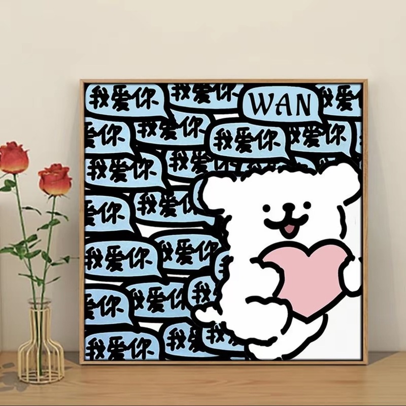 コナンデジタル油絵DIY手塗り怪盗キッドアニメアクリルメーカー卸売装飾画|undefined