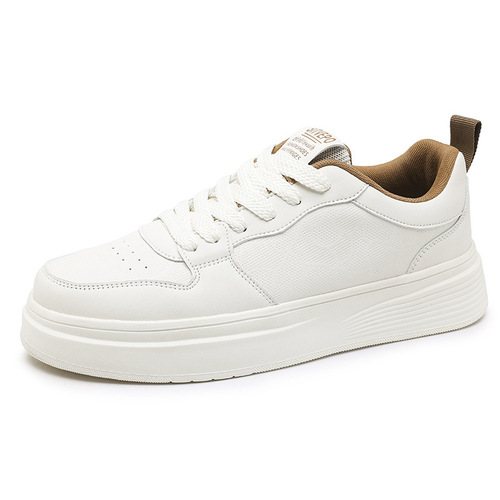 Xiaobai men's shoes spring new breathable low-cut thick sole trend all-match skate shoes men's height-increasing casual fashionable fashionable shoes