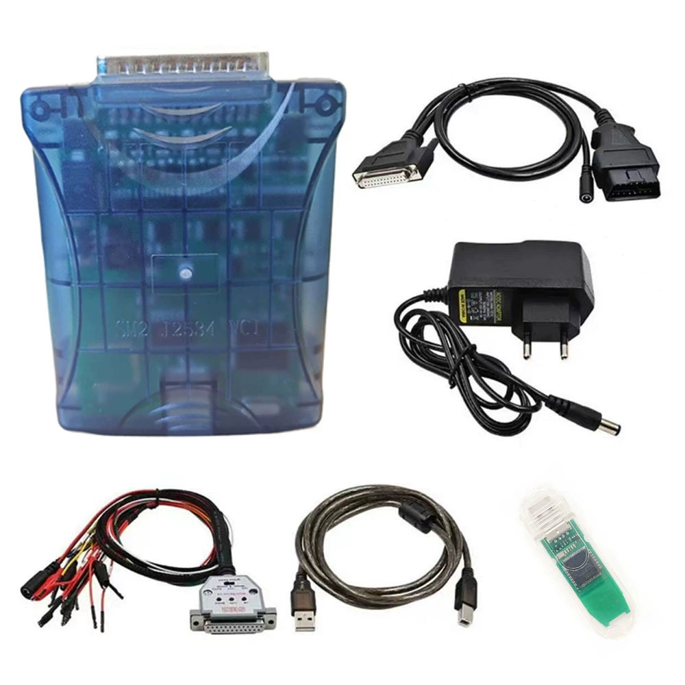 SM2 PRO J2534 VCI прозрачный корпус зеленая пластина высокого качества автомобиля диагностический инструмент