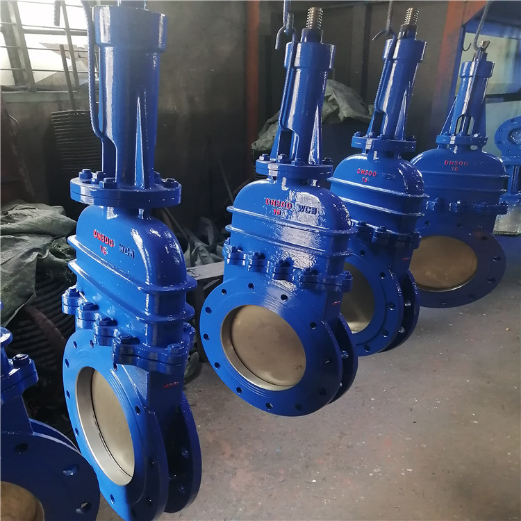 刀型暗杆闸阀 DMZ73H-10C DMZ73Y-10C 灰渣 浆液 煤渣刀型闸阀