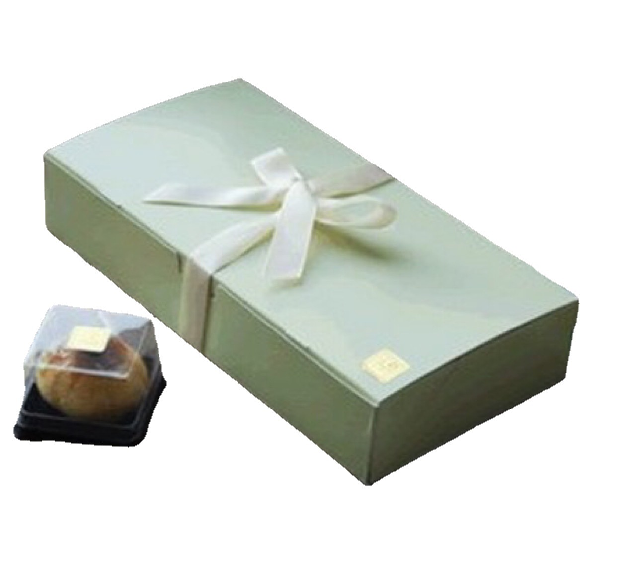 厂家直供 清新抹茶色长方形 饼干包装盒 西点盒 蛋糕盒