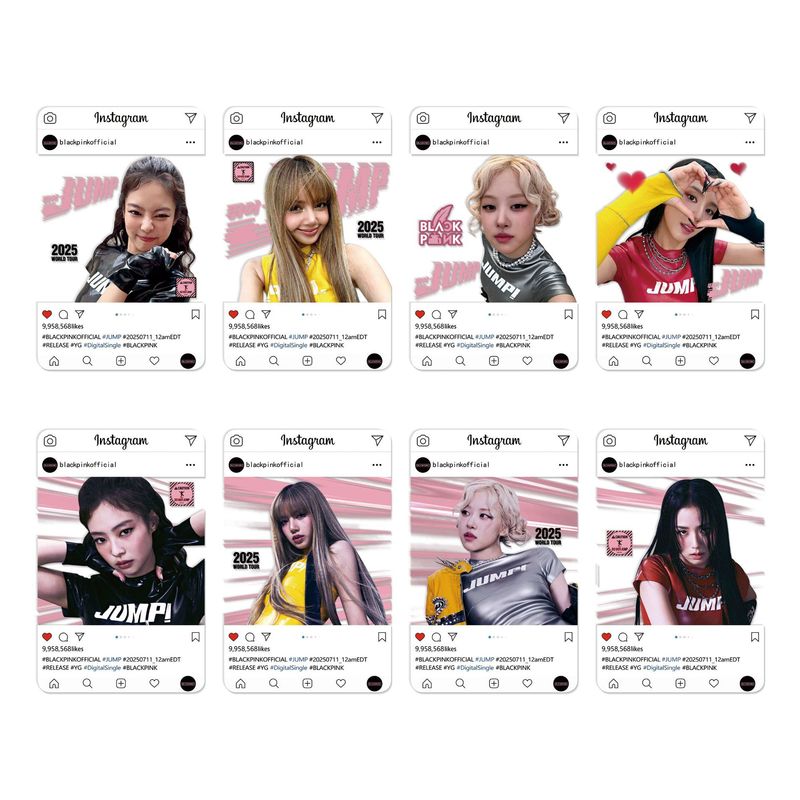 BlcakP粉墨新曲JUMP周边透卡 TWICE新专辑THIS IS FOR收藏pvc小卡|undefined