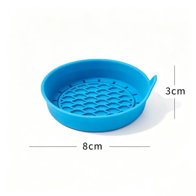 water cup groove design — Anti-slip mat - sky-blue