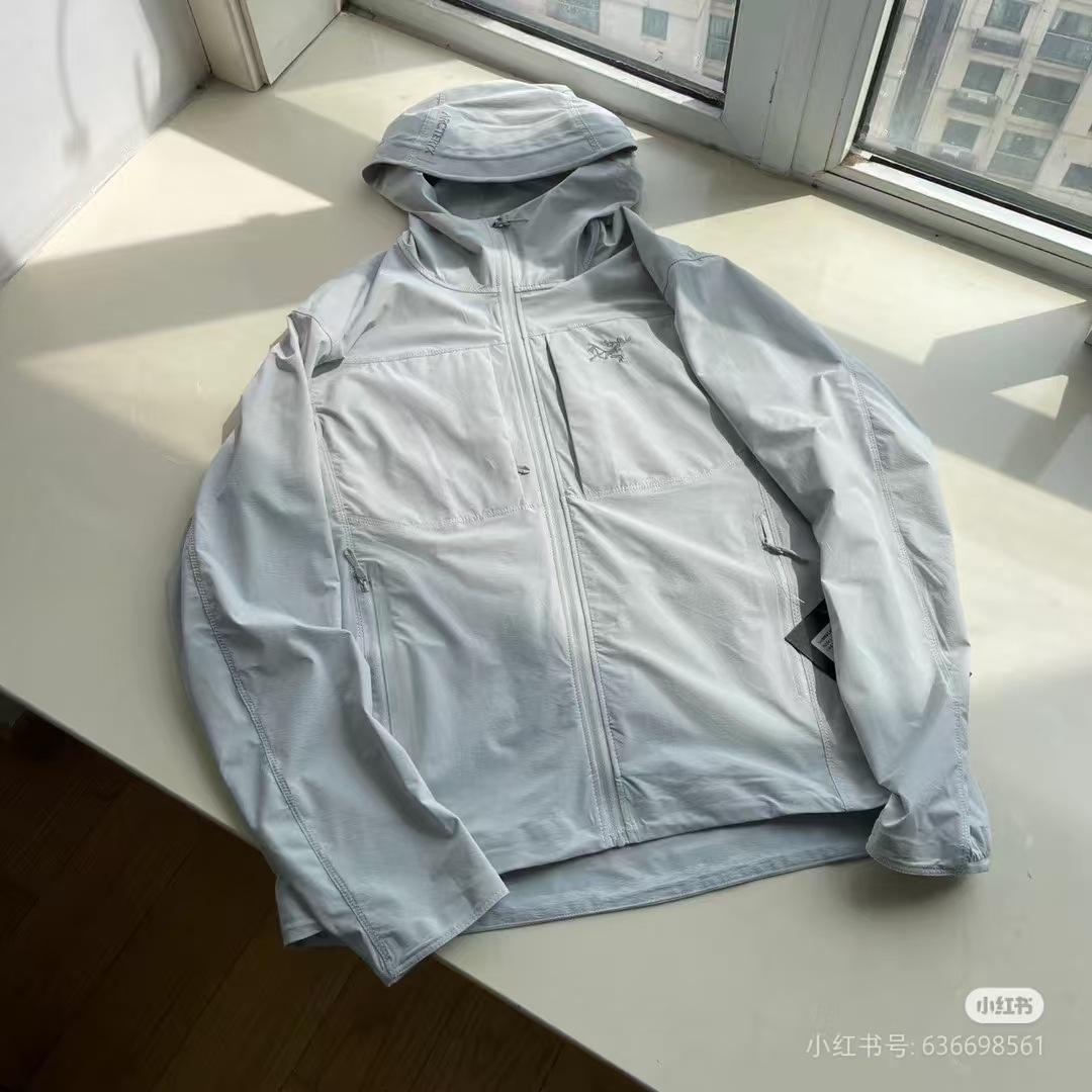 Bird House Gamma LightWeight impermeable y transpirable para parejas con capuzas casuales de cáscara blanda