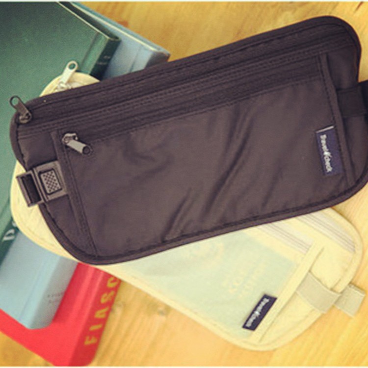 Riñonera deportiva antirrobo, oculta, para correr/ciclismo, almacenamiento de móvil e ID, cinturón ajustado