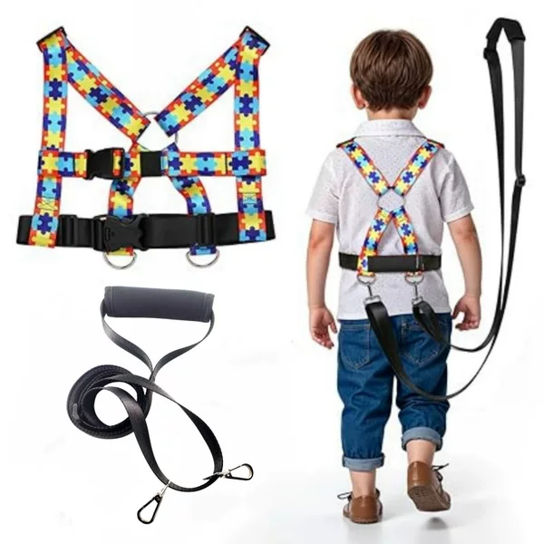 Cross-border outdoor child safety leash for active, hyperactive, and autistic children to prevent them from getting lost