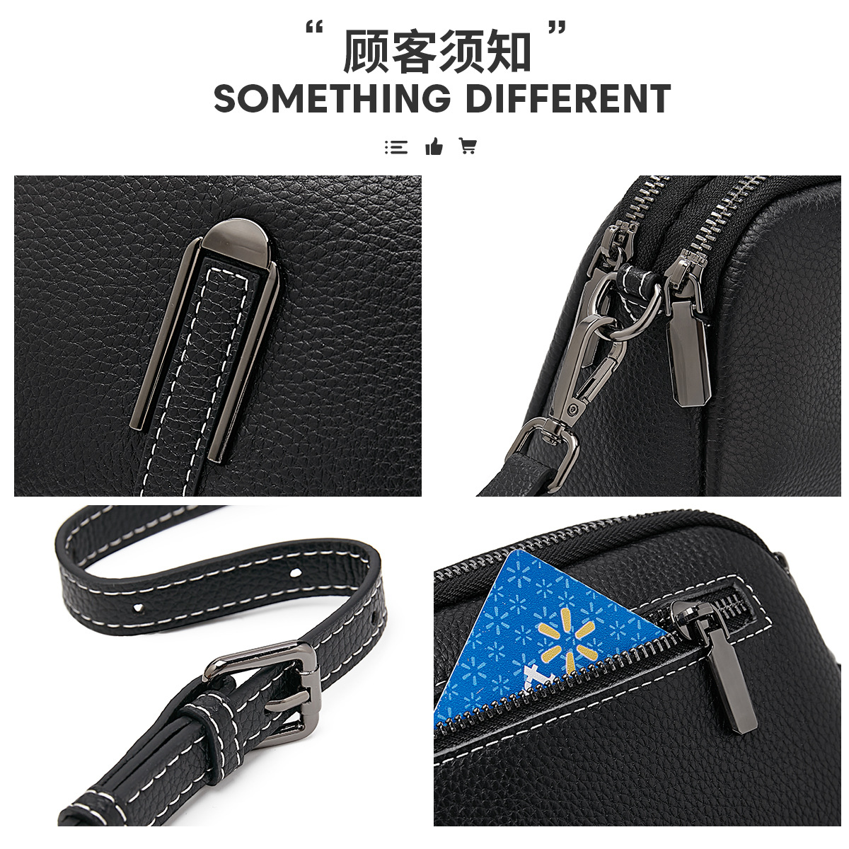 FOXER | GOLDEN FOX 가죽 가방 카우보이 2024 새로운 패션 중년 여성의 어머니 어깨 크로스 백