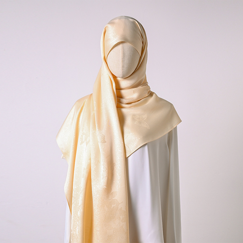 Sciarpa da donna estiva double face, versatile, con stampa, design semplice, accessorio per capospalla._voghion.com