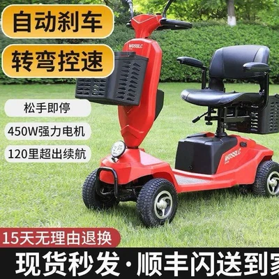 Four-Wheel Electric Scooter for the — Qatlanan elektrik velosipedlər