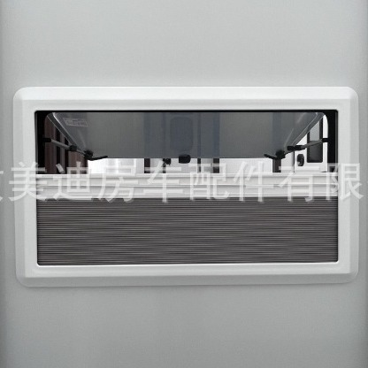 Serie MD-JPR10, ventana de empuje exterior en ángulo recto, cortina plisada, ventanilla de automóvil integral, ventana, accesorios de comercio exterior al por mayor