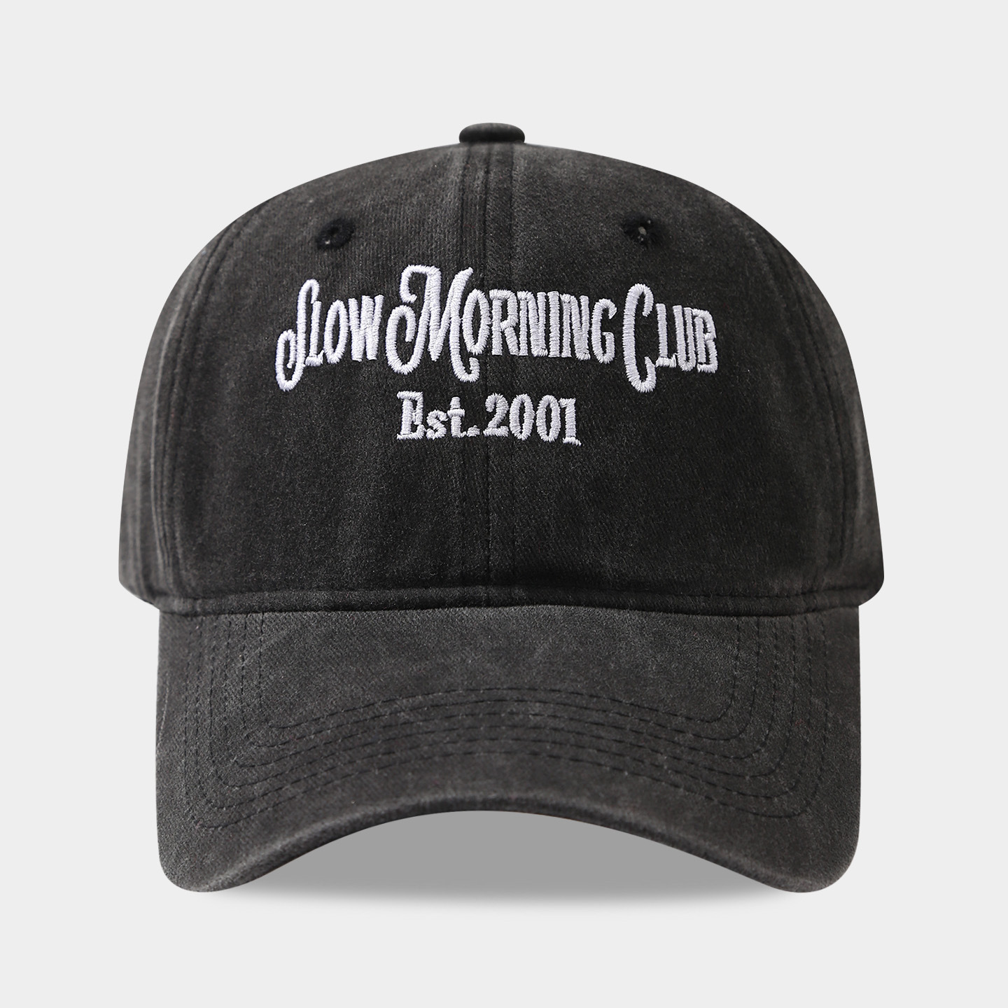 Amazon nuevo algodón blando sombrero de béisbol letras bordadas para mostrar la cara pareja europea y americana casuales versátiles sombrero de boca de pato
