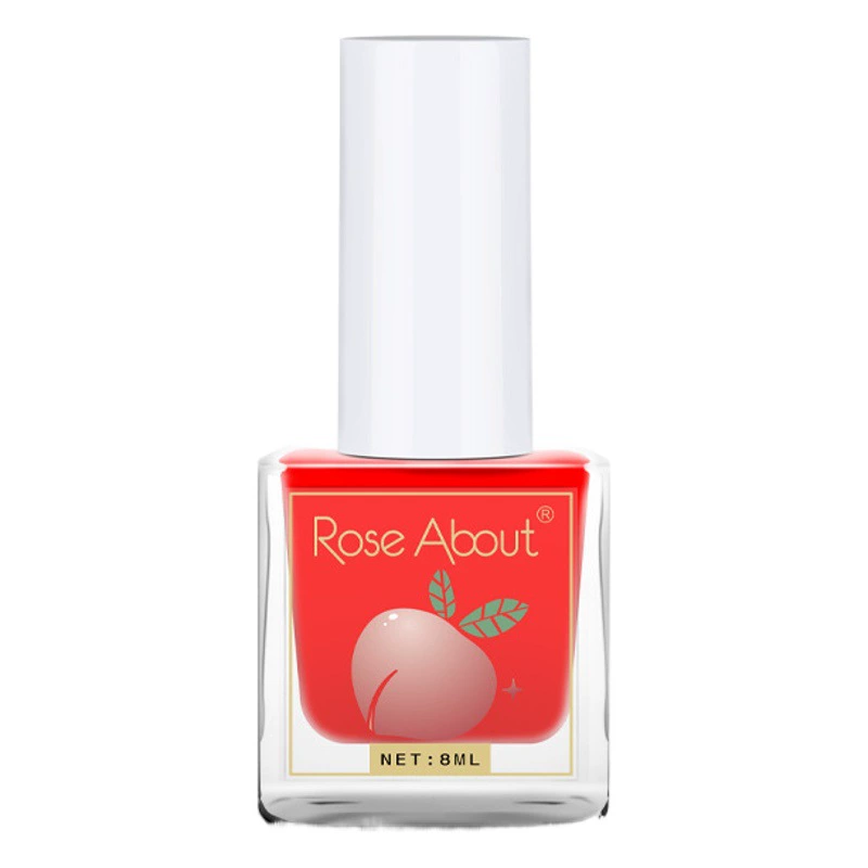 Новинка 2025: Рекомендуемый лак для ногтей Xiaohongshu на водной основе, летняя серия прозрачных цветов, не требующих сушки, долговечный, отслаивающийся, эффект ледяного прозрачного покрытия.