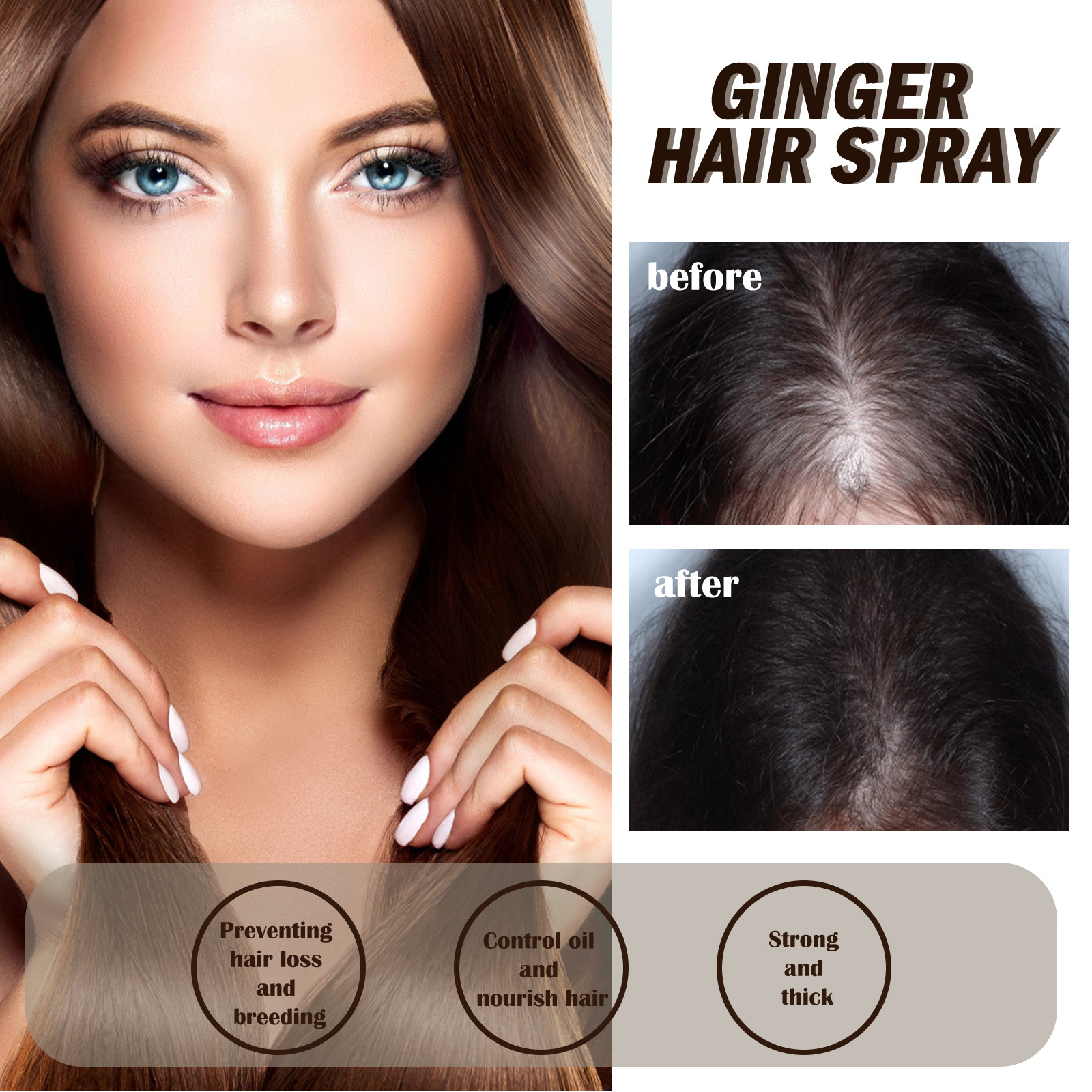 Spray trattamento ricrescita capelli allo zenzero_voghion.com