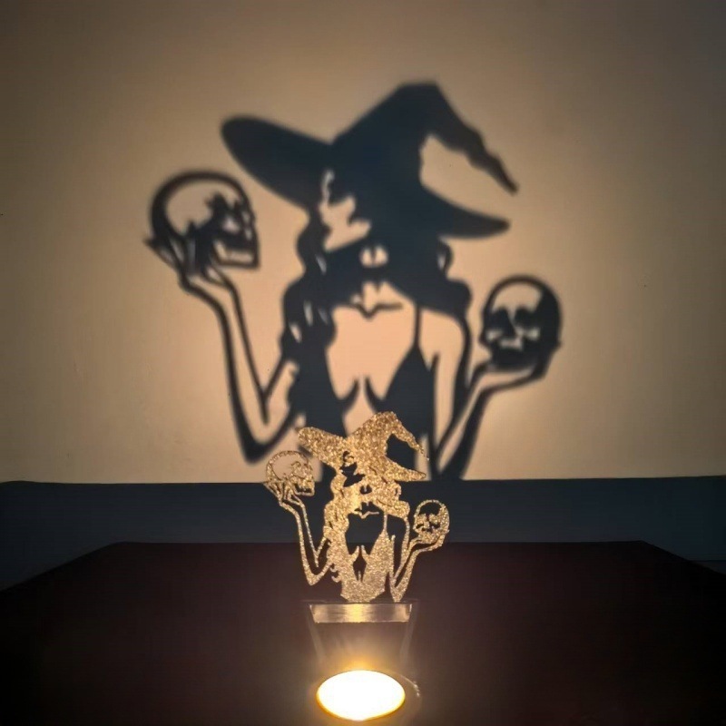 クロスボーダーハロウィンファニーシャドウスタンド面白いキャンドルホルダーデスクトップクリエイティブ装飾装飾品|undefined
