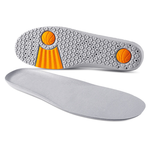 PU large nut sports insole thickened unisex sweat-absorbent shock-absorbing basketball soft-soled insole comfortable summer manufacturer