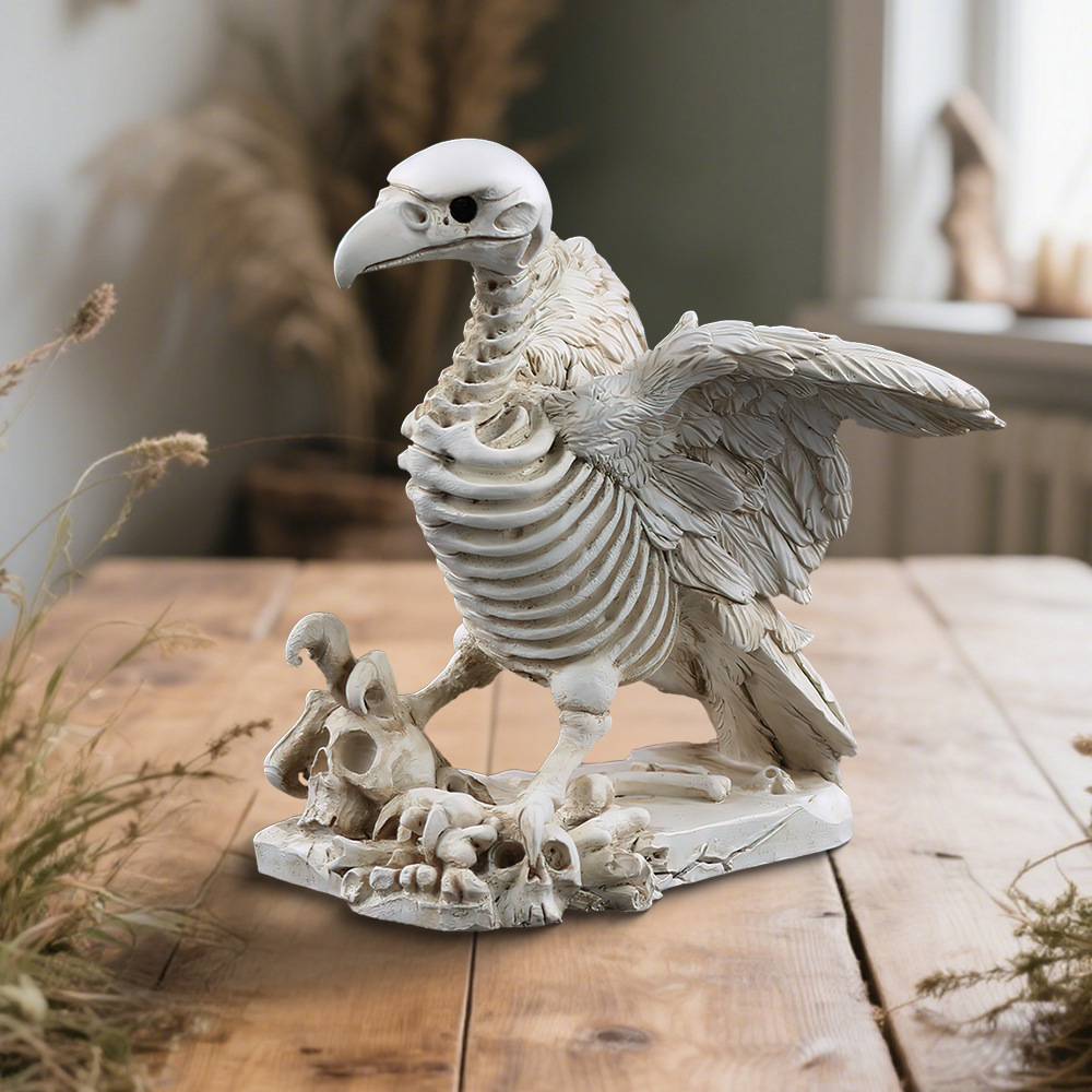  Exclusive for Skeleton Vulture Sea Eagle Sculpture Ornaments Home Festival Atmosphere Animal Specimen Collection Decoration
