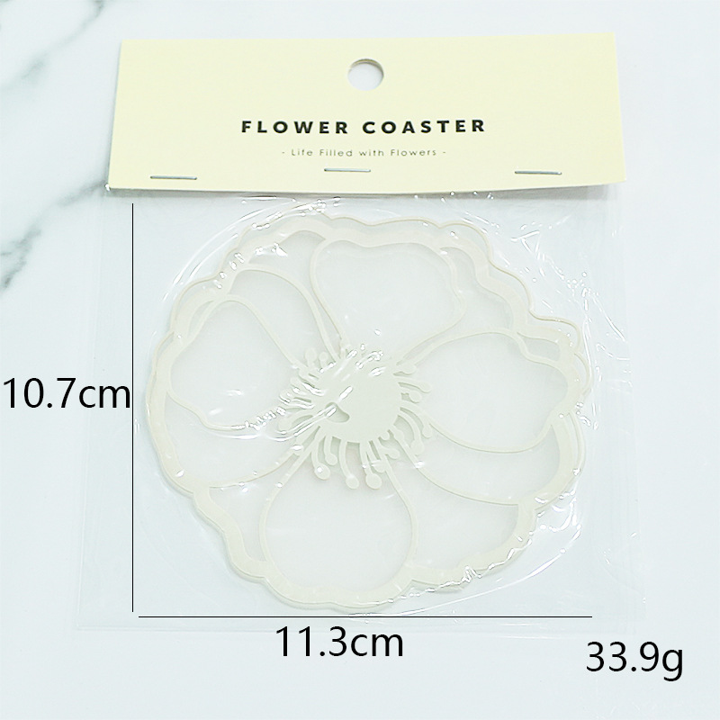 Posavasos de aislamiento térmico creativo de dibujos animados posavasos de goma suave de PVC posavasos antideslizantes y fáciles de enjuagar logotipos impresos posavasos de goma suave resistentes a altas temperaturas