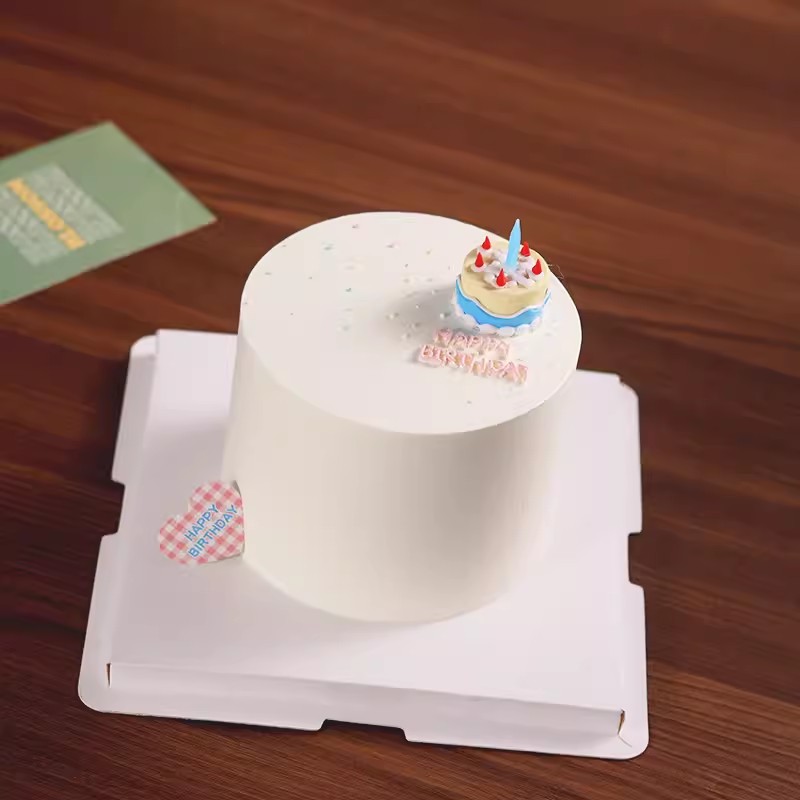 Ins pequeña cerámica fresca suave pequeño pastel decoración decoración chica amiga buena amiga postre de cumpleaños horneado inserción