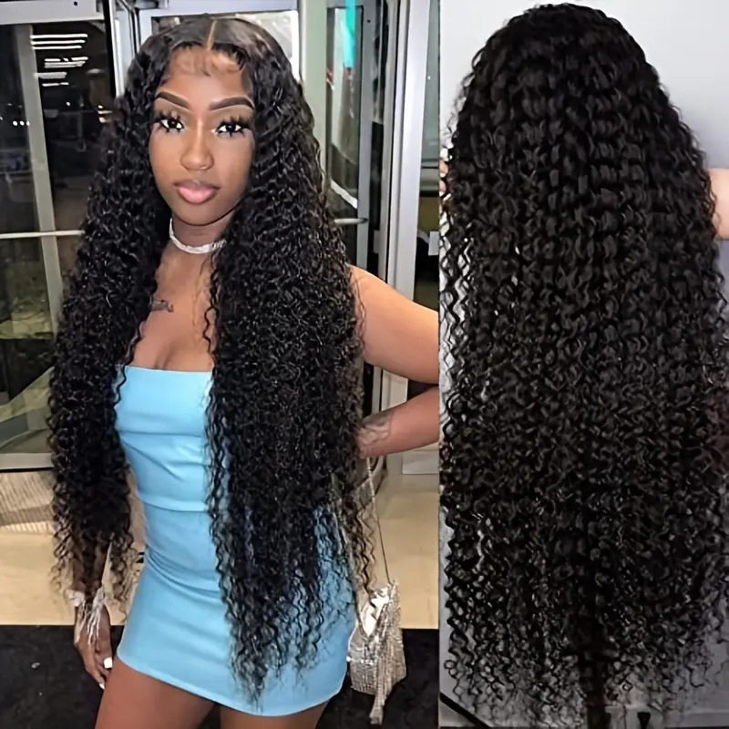 13*4 Front Lace Wig Women's Medium Parted Big Wave Long Curly Hair Natural Full Headgear 13*4 Front Lace Wig Women's Medium Parted Big Wave Long Curly Hair Natural Full Headgear