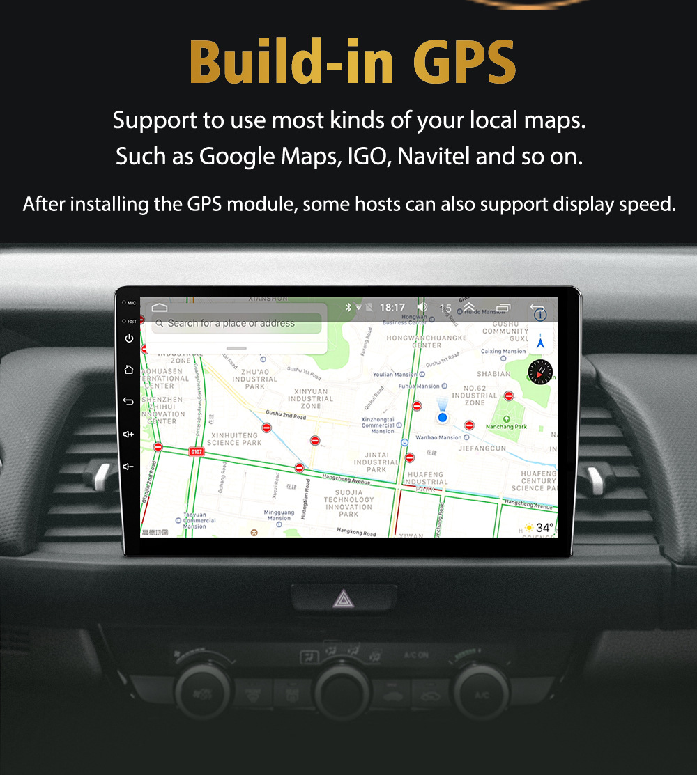 Suitable for Toyota Corolla 06-13 Gps Android Navigation System with Bluetooth and Reversing Camera Intelligent Car Machine