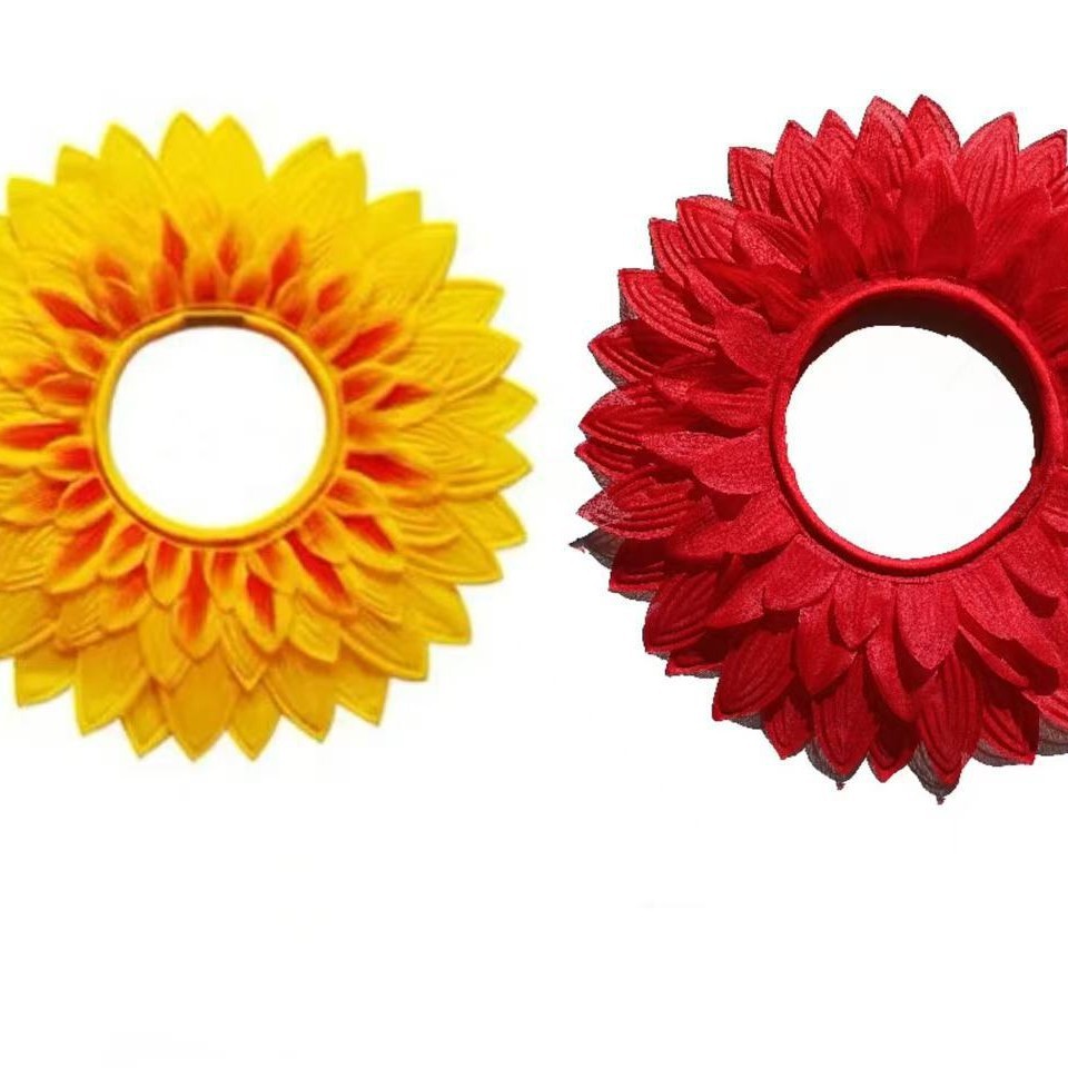 42cm 헤드기어(노란색+빨간색) 세트