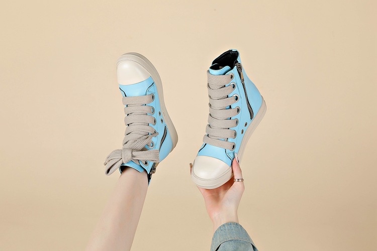 Pantofi sport unisex pentru cupluri, cu șireturi groase și ochiuri mari, pentru comerț exterior transfrontalier_voghion.com