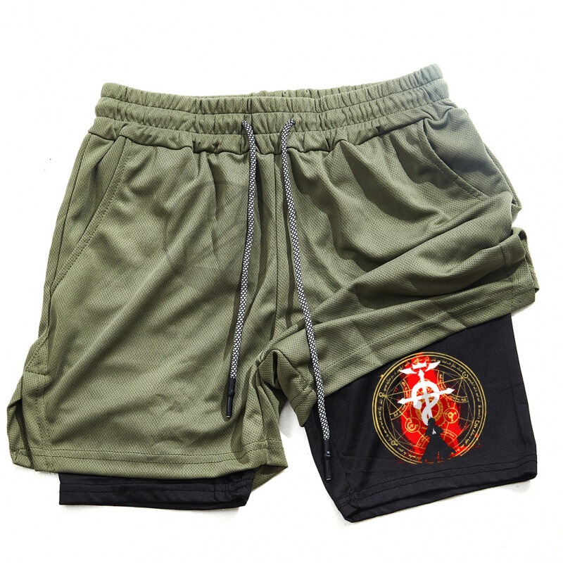 Summer sports and leisure shorts, double-layer shorts, breathable and comfortable, suitable for outdoor basketball training, fitness, and running Summer sports and leisure shorts, double-layer shorts, breathable and comfortable, suitable for outdoor basketball training, fitness, and running