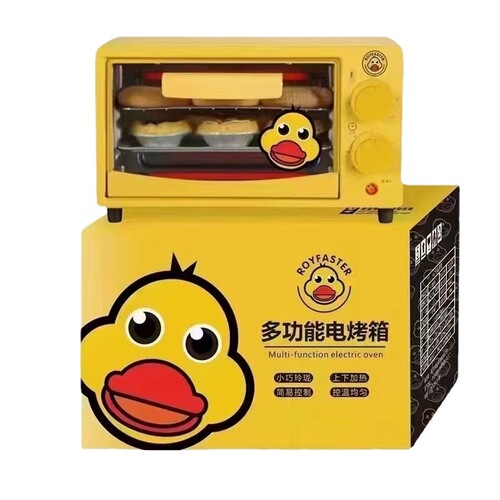 Cute little yellow duck oven household multifunctional electric oven large capacity baking box portable intelligent timer oven