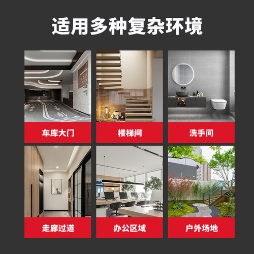 Type 86 human body induction switch panel Corridor LED light infrared light control delay fire strong start switch panel