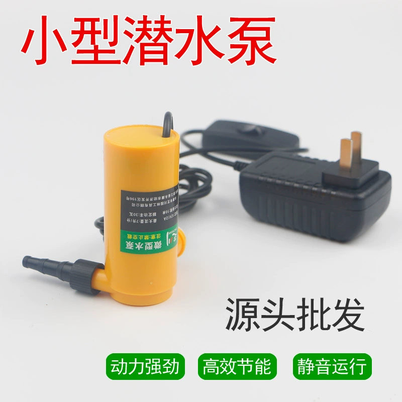Миниатюрный водяной насос для водяного бурения машина для резки канавки открывания отверстия мини-насос самовсасывающий погружной насос постоянного тока 12V небольшой водяной насос