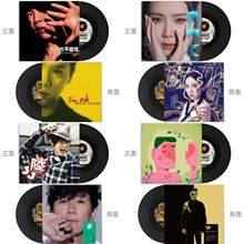 黑胶唱片现代简约音乐主题道具复古海报音乐封面墙面装饰摆设背景