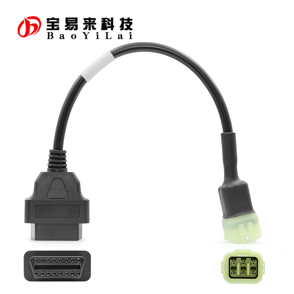 6-контактный для мотоцикла Kawasaki 6-контактный переходной кабель локомотива, подходящий для мотоцикла Kawasaki