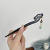 Advanced Chinese hairpin with tassels, hairgrip, Hanfu, hair accessory, Chinese style, high-quality style, bright catchy style