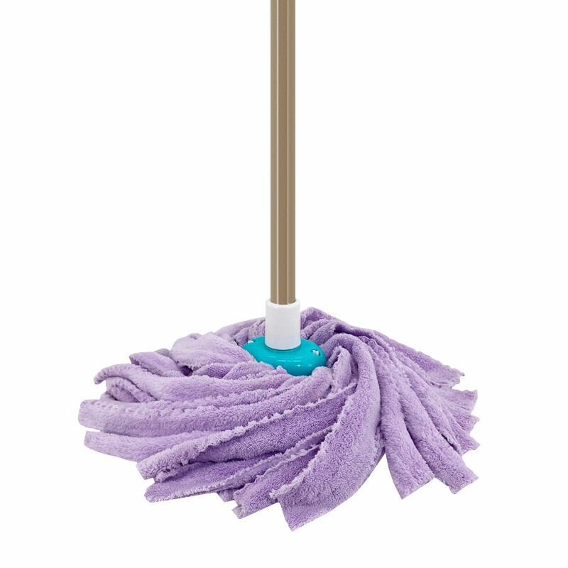 Coral fleece mop head absorbent fiber mop hotel cleaning tools spray paint iron mop stainless steel mop