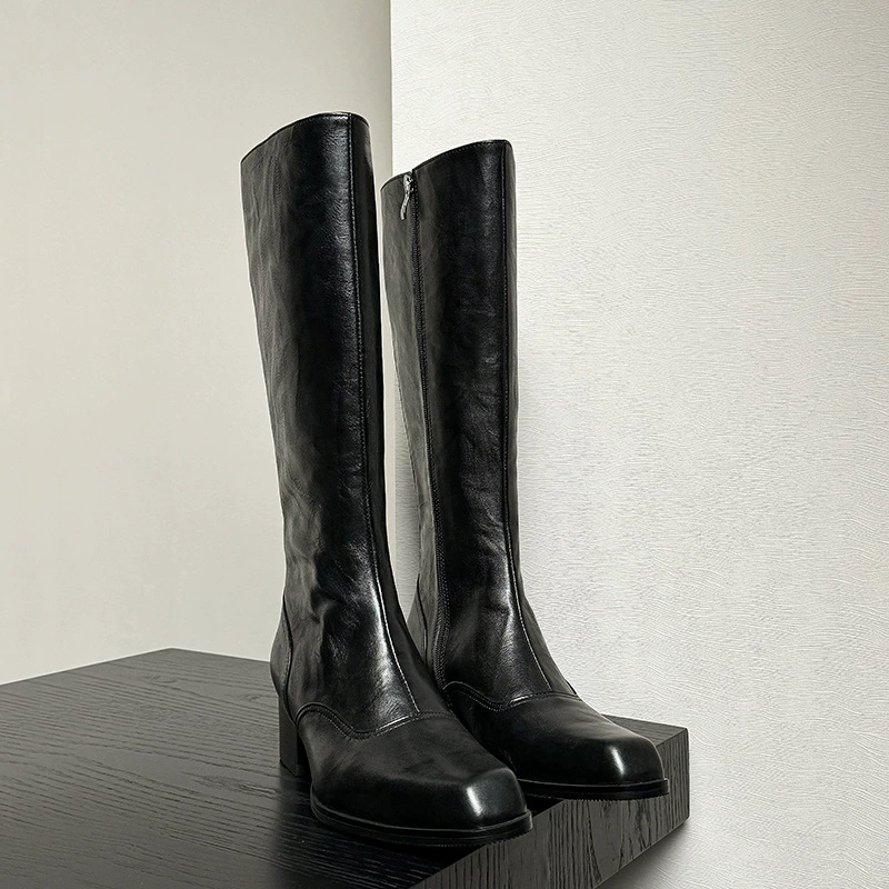 Мужские сапоги с длинными трубками