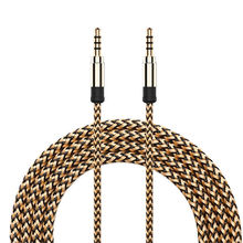 音频线3.5公对公AUX音响手机车载连接线编织线MP3线批发