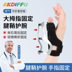 手首の捻挫、骨折、腱鞘の保護、親指の調節可能なスプリントサポート、通気性のある手首の保護具のための売れ筋の手首ブレース