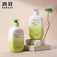 鴻昇の新型の大容量の500mlの洗濯保護の包装材のシャンプーの水筒のハイエンドの乳液の入浴する露の瓶のPETのプラスチックの瓶