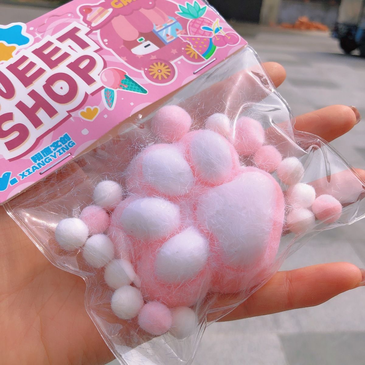 Gatito queso rebote lindo descompresión gato gato descompresión grueso juguete para estudiantes pequeño libro rojo mismo barro