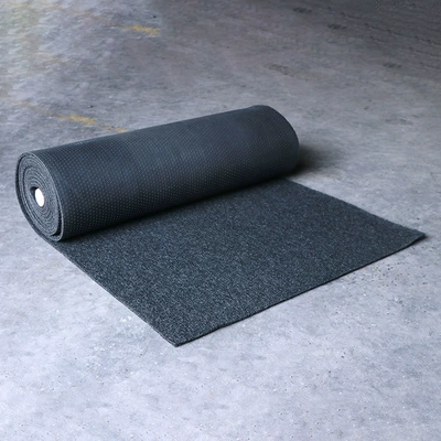 Universal Foot Pad — Wire Loop Mat Rolls, Universal - black-14mm-thick-129-m