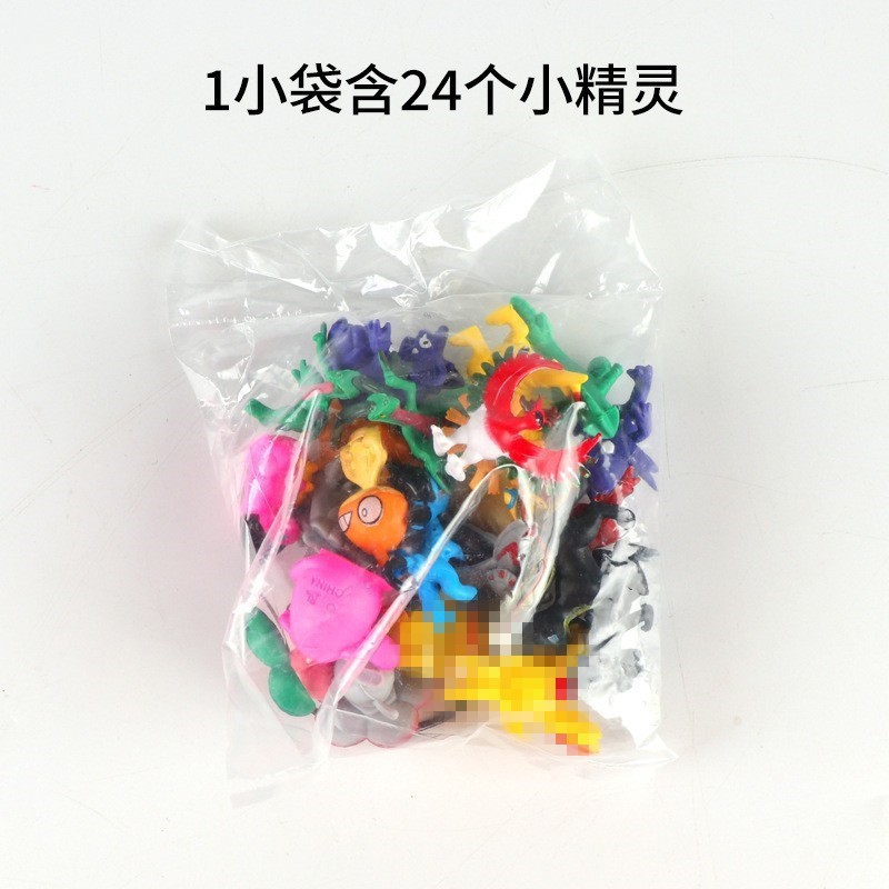 Cross-Border Wholesale Pokemon Dolls 144 Ornaments Magical Gashapon Toys Hand-Made Office Baby Ornaments