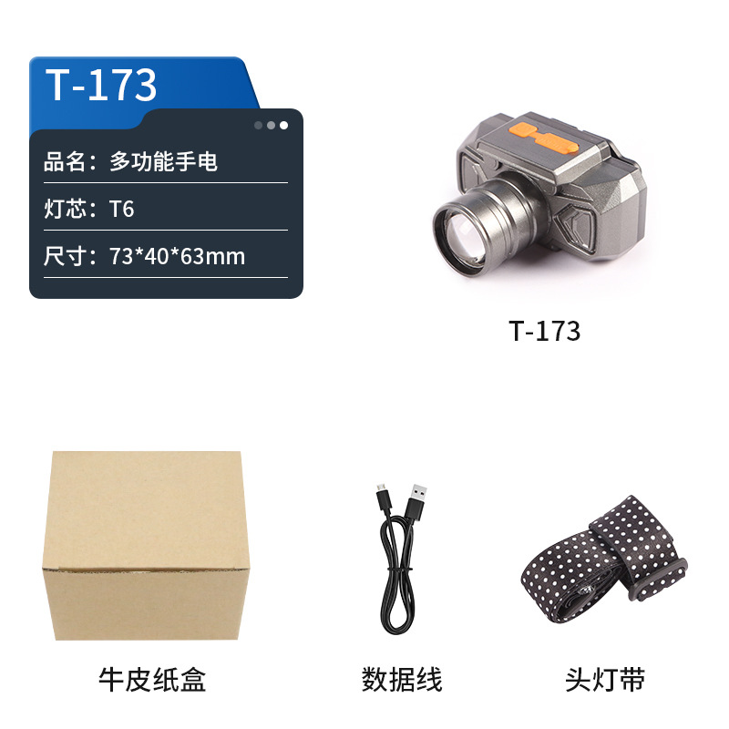 T173 (800mA + 데이터 케이블 + 소가죽 상자)