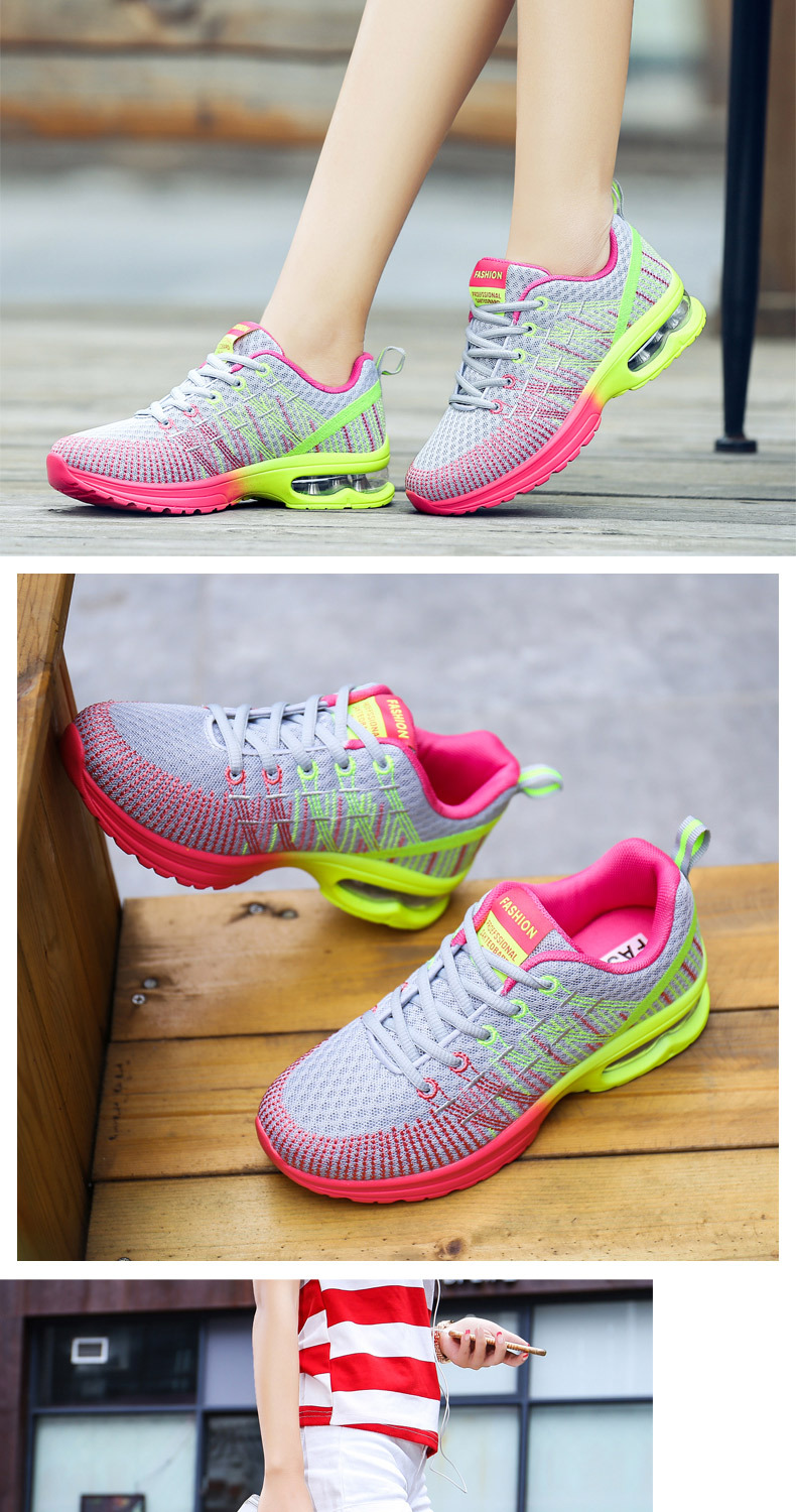New Classic Running Gray-pink Women's Casual Sports Shoes,_vogvips.com