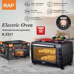 Rafヨーロッパ規格クロスボーダー二合一多機能オーブン家庭用キッチン電気焼きケーキ炒め物55l