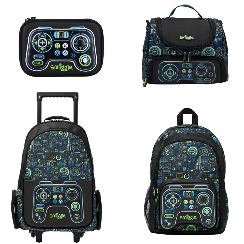 Australian Smiggle Schoolbag Kidsren's Outdoor Backpack Student Large Capacity Backpack Game Controller Set Series Australian Smiggle Schoolbag Kidsren's Outdoor Backpack Student Large Capacity Backpack Game Controller Set Series