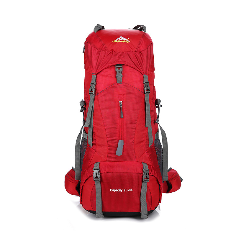 Mochila de Senderismo y Montañismo de Nylon Expansible para Deportes al Aire Libre