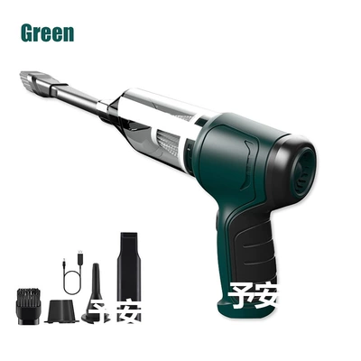 Wireless charging car vacuum cleaner super handheld high-power car vacuum cleaner blowing and suction dual-purpose all-in-one machine (Tozsoranlar) - 107-army-green-basic-brushed-style